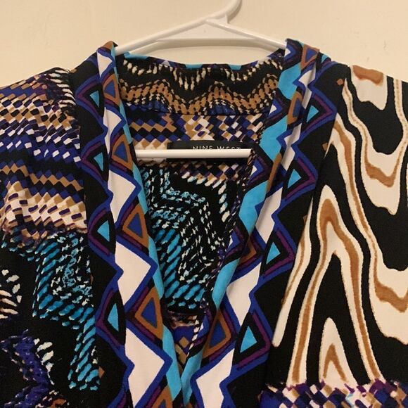 Nine West multicolored sleeveless dress Size 2 - Picture 6 of 9